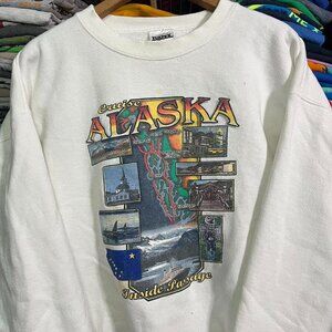Vintage Alaska cruise crewneck sweatshirt xl